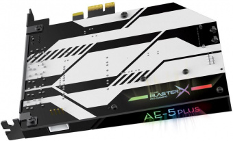 Звуковая карта Creative PCI-E BlasterX AE-5 Plus (BlasterX Acoustic Engine) 5.1 Ret от магазина РЭССИ