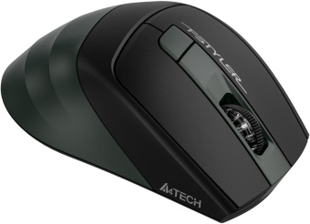Мышь A4Tech Fstyler FB35S темно-зеленый/черный оптическая (2000dpi) silent беспроводная BT/Radio USB для ноутбука (6but) от магазина РЭССИ