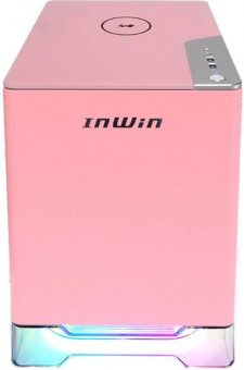 Корпус Inwin CF08A (A1PLUS) розовый 650W miniITX 4x120mm 2xUSB3.0 audio от магазина РЭССИ