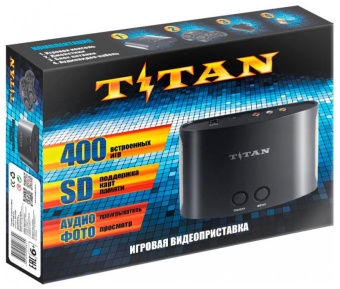 Игровая консоль Titan Magistr Titan 2 черный +контроллер в комплекте: 400 игр от магазина РЭССИ