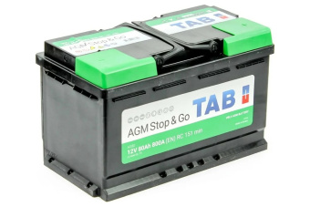 Аккумуляторная батарея TAB AGM Stop&Go 6СТ-80.0 213080 от магазина РЭССИ