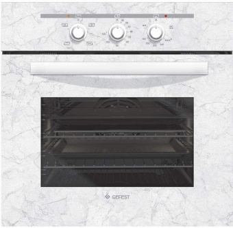 Духовой шкаф Газовый Gefest ДГЭ 621-01 К52 белый от магазина РЭССИ