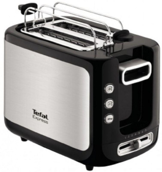 Тостер Tefal TT365031 850Вт серебристый/черный от магазина РЭССИ