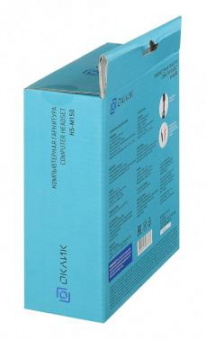 Наушники с микрофоном Оклик HS-M150 черный 2.2м накладные оголовье (428963) от магазина РЭССИ