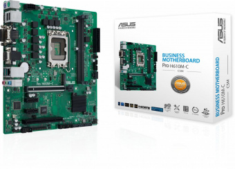 Материнская плата Asus PRO H610M-C-CSM Soc-1700 Intel H610 2xDDR5 mATX AC`97 8ch(7.1) GbLAN+VGA+DVI+HDMI+DP от магазина РЭССИ