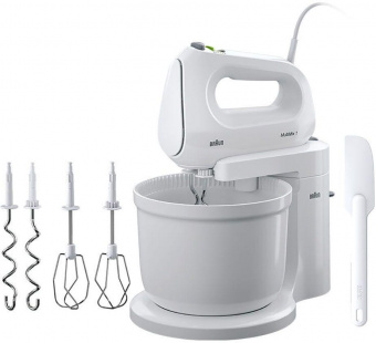 Миксер ручной Braun HM1070WH 400Вт белый от магазина РЭССИ