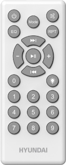 Минисистема Hyundai H-MC1292 черный 18Вт FM USB BT micro SD от магазина РЭССИ