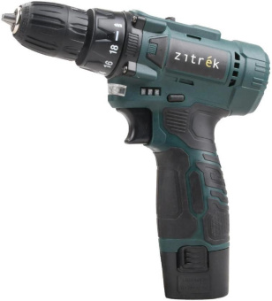Дрель-шуруповерт Zitrek Green 12V Plus аккум. патрон:быстрозажимной (085-1013) от магазина РЭССИ