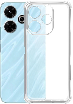 Чехол (клип-кейс) BoraSCO для Xiaomi Poco M6 4G Bumper Case прозрачный (73625) от магазина РЭССИ