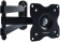 Кронштейн для телевизора Kromax DIX-15 черный 15"-28" макс.30кг настенный поворот и наклон от магазина РЭССИ