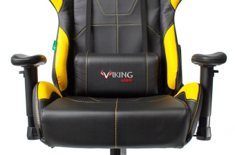 Кресло игровое Zombie VIKING 5 AERO черный/желтый эко.кожа с подголов. крестов. пластик от магазина РЭССИ