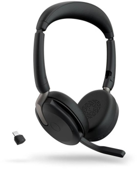 Наушники с микрофоном Jabra Evolve2 65 Flex черный накладные BT оголовье (26699-999-899) от магазина РЭССИ