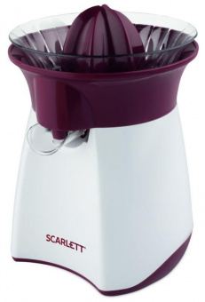 Соковыжималка цитрусовая Scarlett SC-JE50C07 25Вт белый/красный от магазина РЭССИ