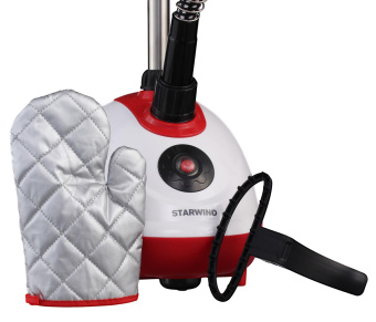 Отпариватель напольный Starwind SVG3220 1800Вт белый/красный от магазина РЭССИ