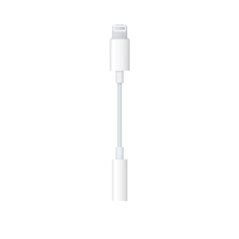 Переходник Apple MMX62ZM/A Jack 3.5 (f)-Lightning (m) белый от магазина РЭССИ