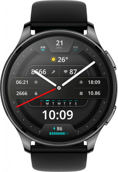 Смарт-часы Amazfit Pop 3R A2319 1.43" AMOLED корп.черный рем.черный (1746284) от магазина РЭССИ