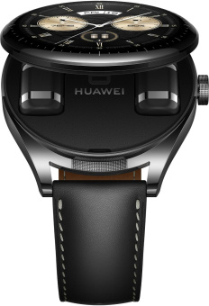 Смарт-часы Huawei Watch Buds Saga-B19T 46мм 1.43" AMOLED корп.черный рем.черный разм.брасл.:140-210мм (55029607) от магазина РЭССИ