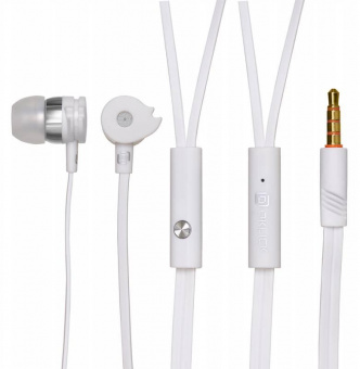 Гарнитура вкладыши Оклик HS-S-210 1.2м белый проводные в ушной раковине (D1W) от магазина РЭССИ