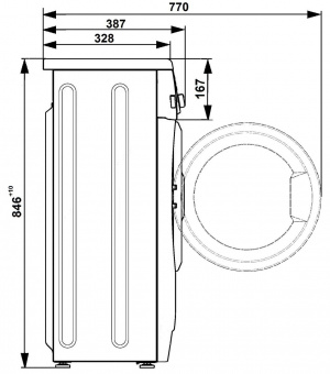 Стиральная машина Атлант СМА-40 М 102-00 класс: A+ загр.фронтальная макс.:4кг белый от магазина РЭССИ