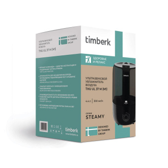 Увлажнитель воздуха Timberk THU UL 37 M (M1) 23Вт (ультразвуковой) черный от магазина РЭССИ