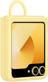 Чехол (клип-кейс) Samsung для Samsung Galaxy Z Flip6 Silicone Case Silicone Case Flip 6 (F741) желтый (EF-PF741TYEGRU) от магазина РЭССИ