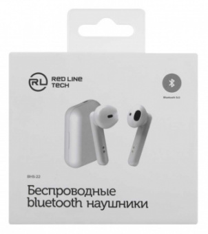 Гарнитура вкладыши Redline BHS-22 белый беспроводные bluetooth в ушной раковине (УТ000019149) от магазина РЭССИ