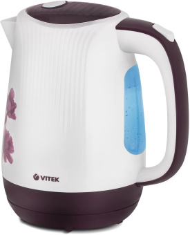 Чайник электрический Vitek VT-7061 1.7л. 2200Вт белый корпус: пластик от магазина РЭССИ