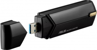 Сетевой адаптер WiFi Asus USB-AX56 AX1800 USB 3.0 (ант.внеш.несъем.) от магазина РЭССИ