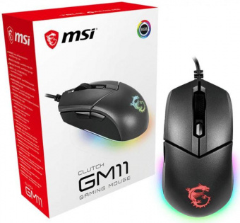 Мышь MSI Clutch GM11 черный оптическая (5000dpi) USB (6but) от магазина РЭССИ