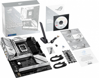 Материнская плата Asus ROG STRIX B660-A GAMING WIFI Soc-1700 Intel B660 4xDDR5 ATX AC`97 8ch(7.1) 2.5Gg RAID+HDMI+DP от магазина РЭССИ