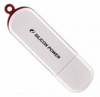 Флеш Диск Silicon Power 16Gb LuxMini 320 SP016GBUF2320V1W USB2.0 белый от магазина РЭССИ