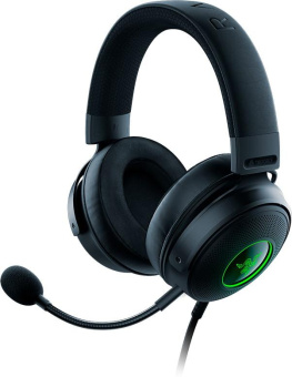 Наушники с микрофоном Razer Kraken V3 черный/красный 1.2м мониторные оголовье (RZ04-03770200-R3M1) от магазина РЭССИ
