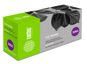 Картридж лазерный Cactus CS-TN3060 TN-3060 черный (6700стр.) для Brother HL-5130/5140/5150D/5170DN от магазина РЭССИ