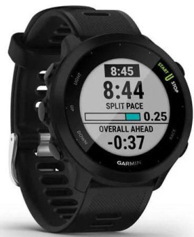 Смарт-часы Garmin Forerunner 55 42мм 1.04" LCD корп.черный рем.черный разм.брасл.:127-220мм (010-02562-10) от магазина РЭССИ