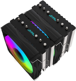 Устройство охлаждения(кулер) GMNG GG-CPC250-ARGB1 ARGB 120x120x25mm Soc-AM5/AM4/1151/1200/2066/1700 черный 4-pin 22-32dB Al+Cu 250W 945gr Ret (GG-CPC250-ARGB1-BK) от магазина РЭССИ