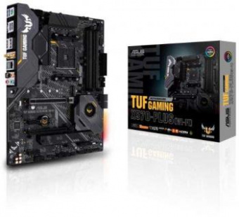 Материнская плата Asus TUF GAMING X570-PLUS (WI-FI) Soc-AM4 AMD X570 4xDDR4 ATX AC`97 8ch(7.1) GbLAN RAID+HDMI+DP от магазина РЭССИ