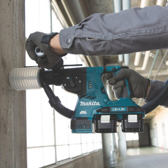 Перфоратор Makita DHR282ZJ патрон:SDS-plus уд.:2.8Дж аккум. (кейс в комплекте) от магазина РЭССИ