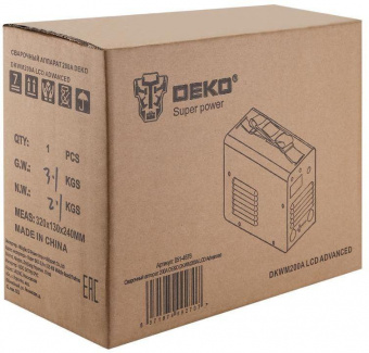 Сварочный аппарат Deko DKWM200A инвертор ММА DC 7.8кВт от магазина РЭССИ