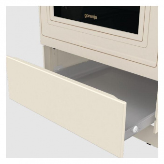 Плита Комбинированная Gorenje GKS5B70CLI бежевый (металлическая крышка) реш.чугун от магазина РЭССИ