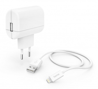 Сетевое зар./устр. Hama H-183265 2.4A USB для Apple белый (00183265) от магазина РЭССИ