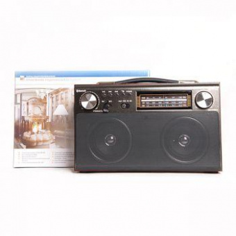 Радиоприемник портативный Сигнал БЗРП РП-322 коричневый USB SD/microSD от магазина РЭССИ