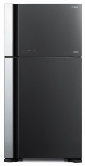 Холодильник Hitachi R-VG610PUC7 GGR 2-хкамерн. серое стекло (двухкамерный) от магазина РЭССИ