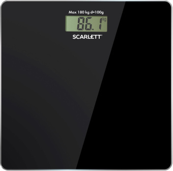 Весы напольные электронные Scarlett SC-BS33E036 макс.180кг черный от магазина РЭССИ