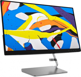 Монитор Lenovo 23.8" Q24i-1L темно-серый IPS LED 4ms 16:9 HDMI M/M 250cd 178гр/178гр 1920x1080 D-Sub FHD 4.5кг от магазина РЭССИ