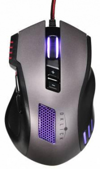 Мышь Оклик 805G V2 BEOWULF черный/серебристый оптическая (3200dpi) USB (8but) от магазина РЭССИ