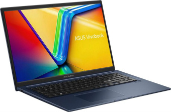 Ноутбук Asus Vivobook 17 X1704ZA-AU343 Core i5 1235U 16Gb SSD512Gb Intel Iris Xe graphics 17.3" IPS FHD (1920x1080) noOS blue WiFi BT Cam (90NB10F2-M00DF0) от магазина РЭССИ