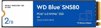 Накопитель SSD WD S PCIe 4.0 x4 2TB WDS200T3B0E Blue SN580 M.2 2280 от магазина РЭССИ