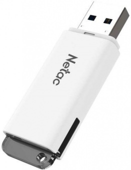 Флеш Диск Netac 32Gb U185 NT03U185N-032G-20WH USB2.0 белый от магазина РЭССИ