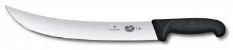 Нож кухонный Victorinox Fibrox (5.7303.31) стальной для стейка лезв.310мм прямая заточка черный от магазина РЭССИ