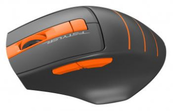 Мышь A4Tech Fstyler FG30S серый/оранжевый оптическая (2000dpi) silent беспроводная USB (6but) от магазина РЭССИ